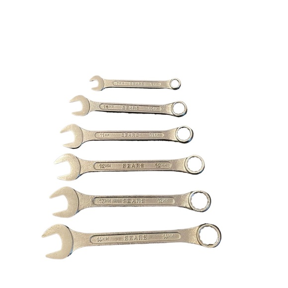 Other Vintage 6piece Sears Combination Wrench Set Poshmark